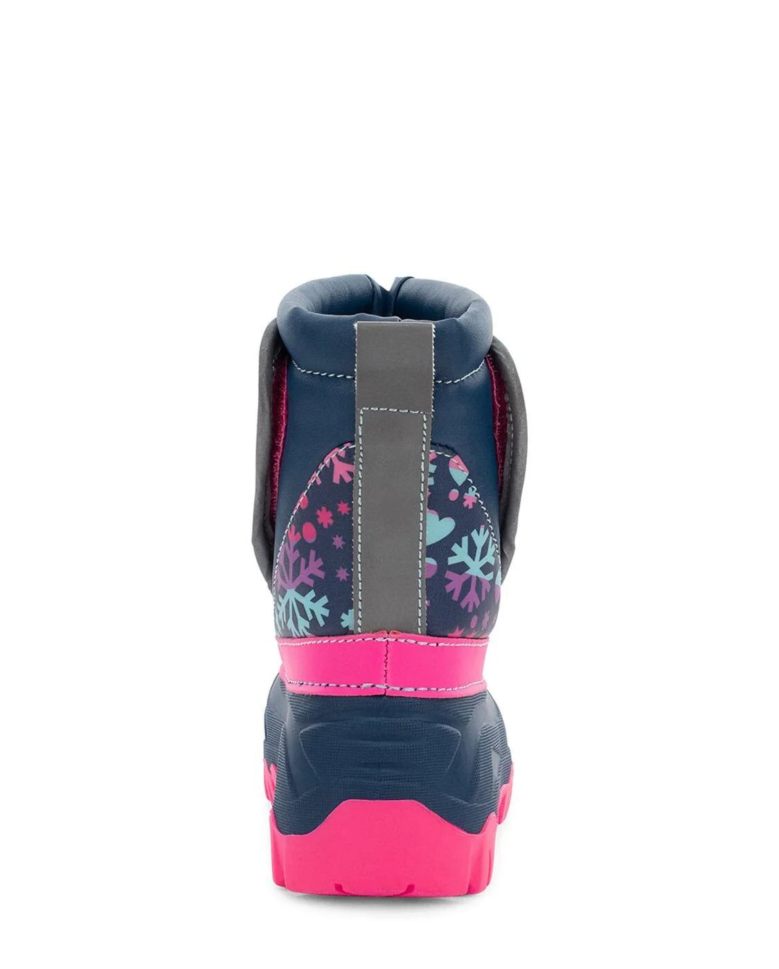 Western Chief Kids' Selah Faux Fur Cold Weather Boot in Navy