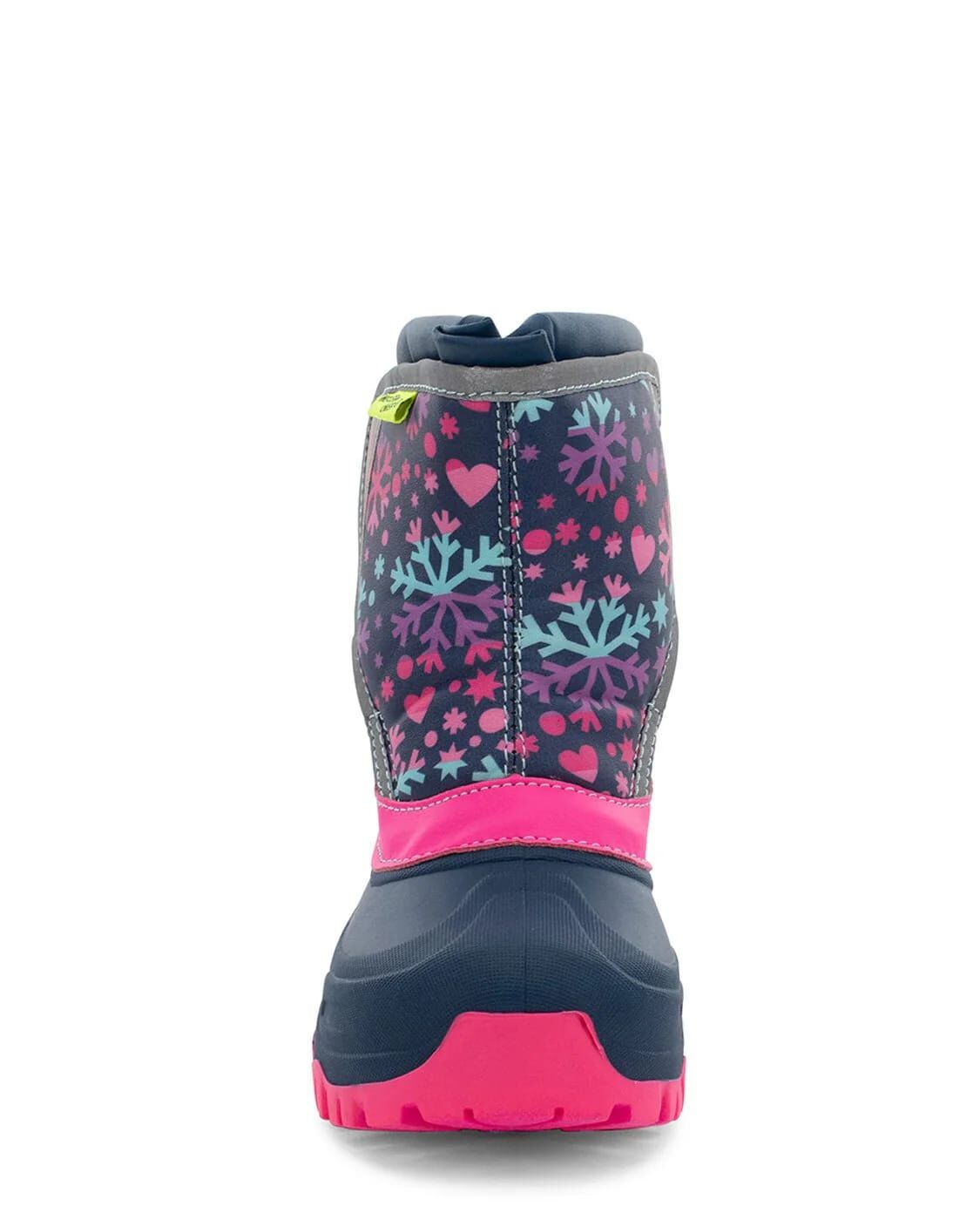 Western Chief Kids' Selah Faux Fur Cold Weather Boot in Navy