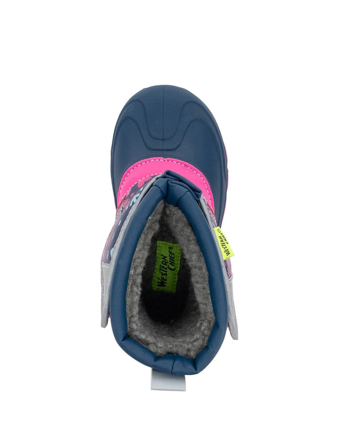 Western Chief Kids' Selah Faux Fur Cold Weather Boot in Navy