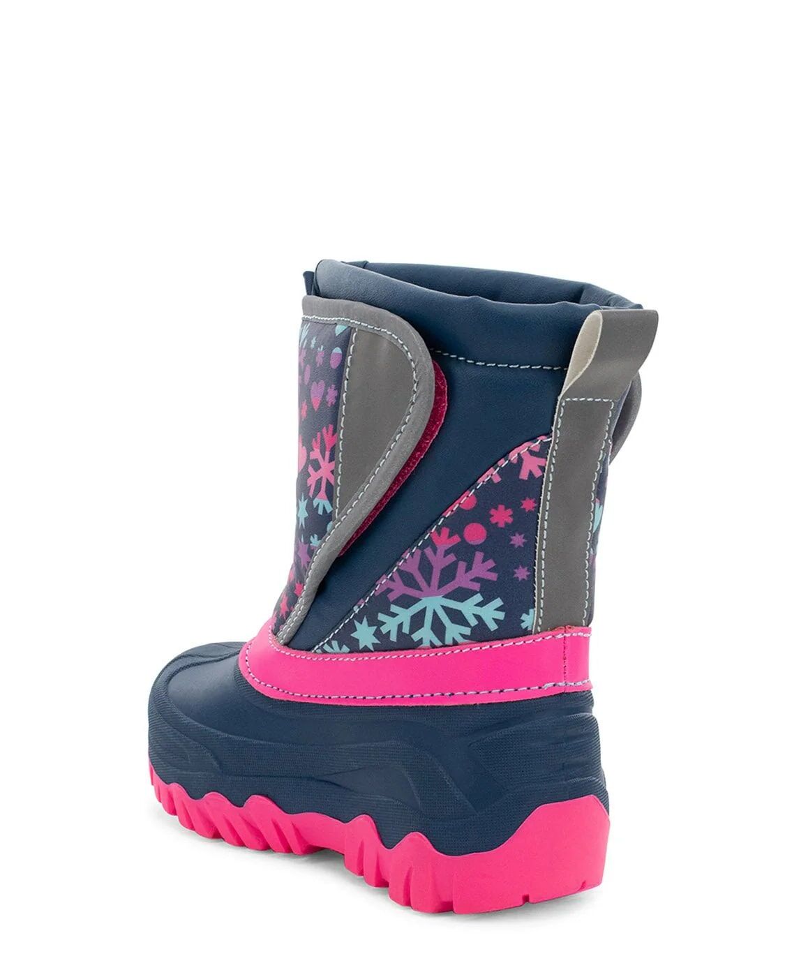 Western Chief Kids' Selah Faux Fur Cold Weather Boot in Navy