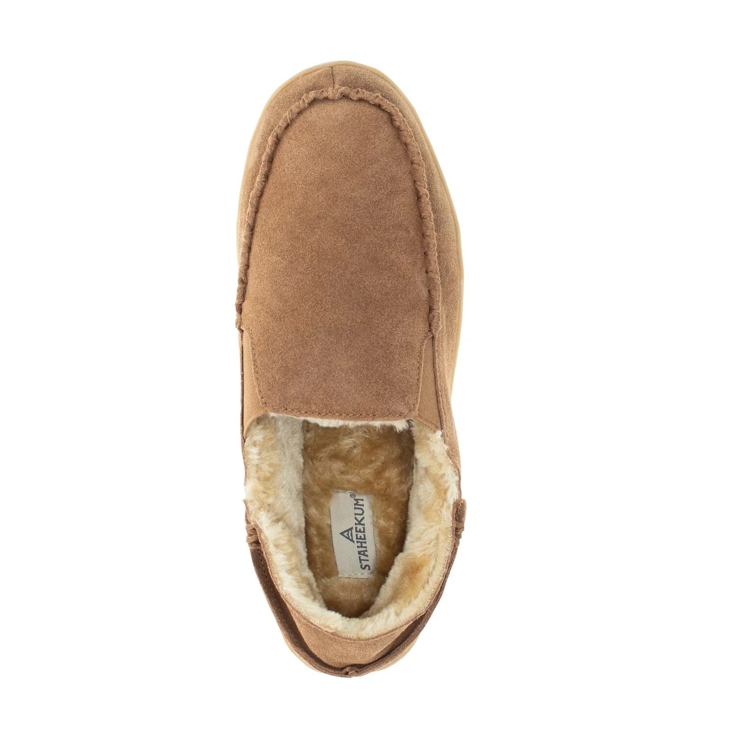 Western Chief Men's Curbside Slipper in Wheat