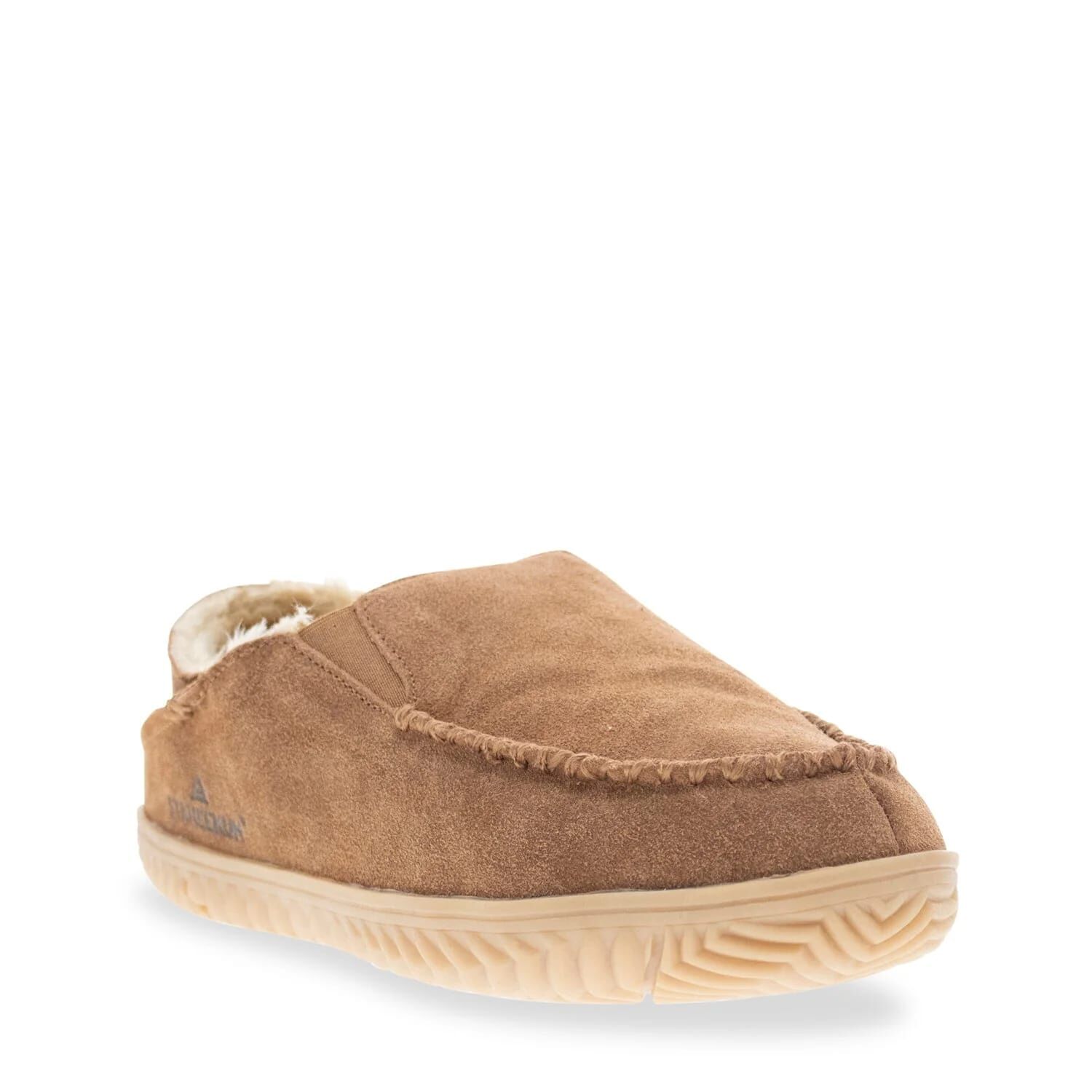 Western Chief Men's Curbside Slipper in Wheat