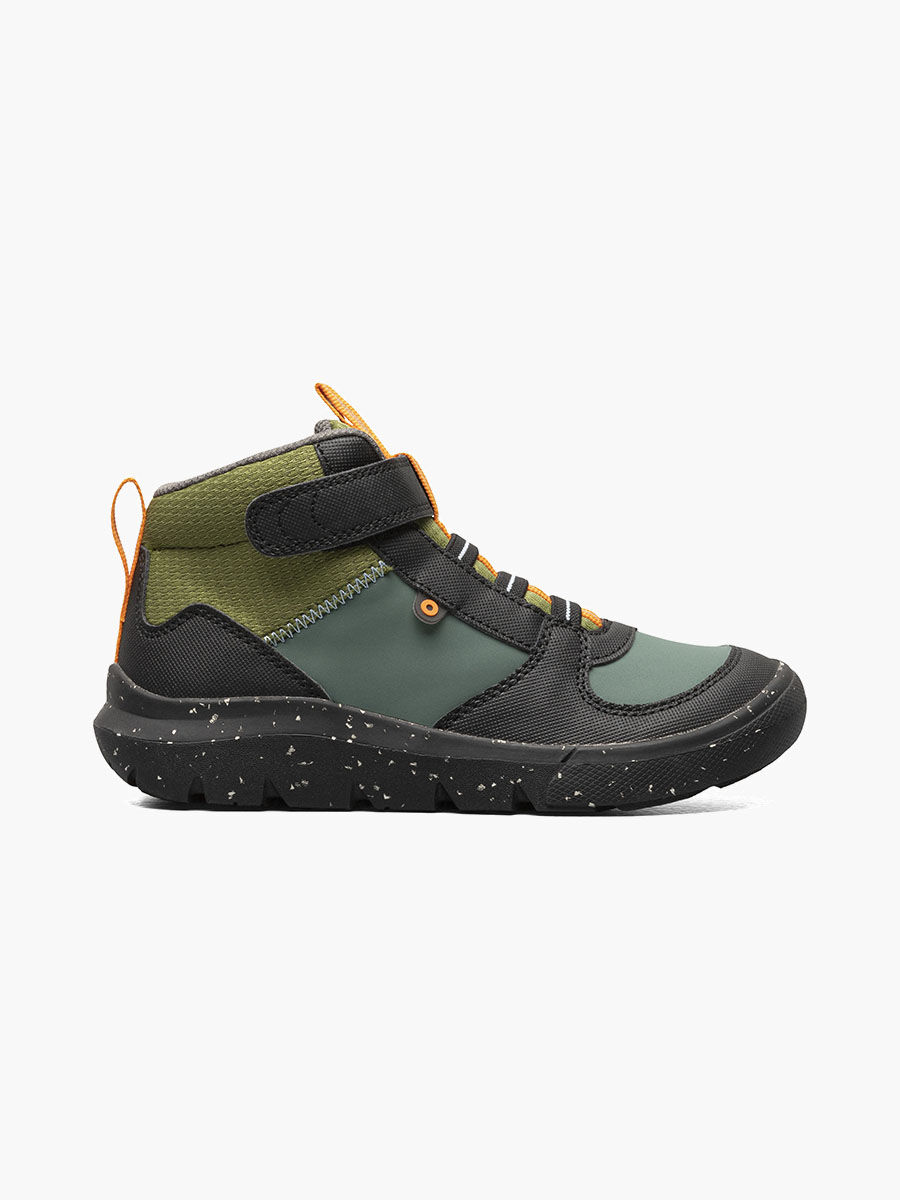 Bogs Kids' Skyline High Top Slip Ons in Olive
