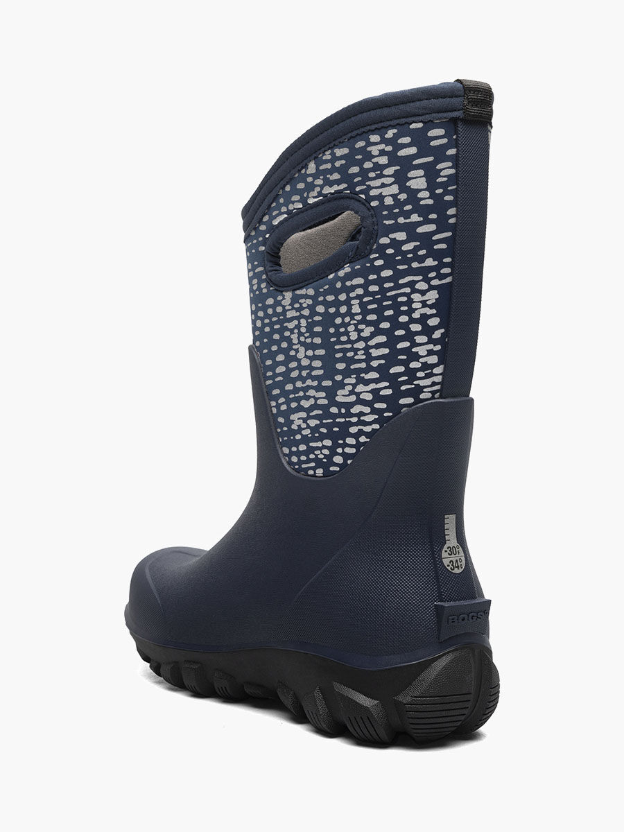 Bogs Kids' Classic Seamless Sparkle Dot Winter Boots