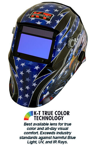 KT Industries Inc. Patriotic Auto Darkening Helmet