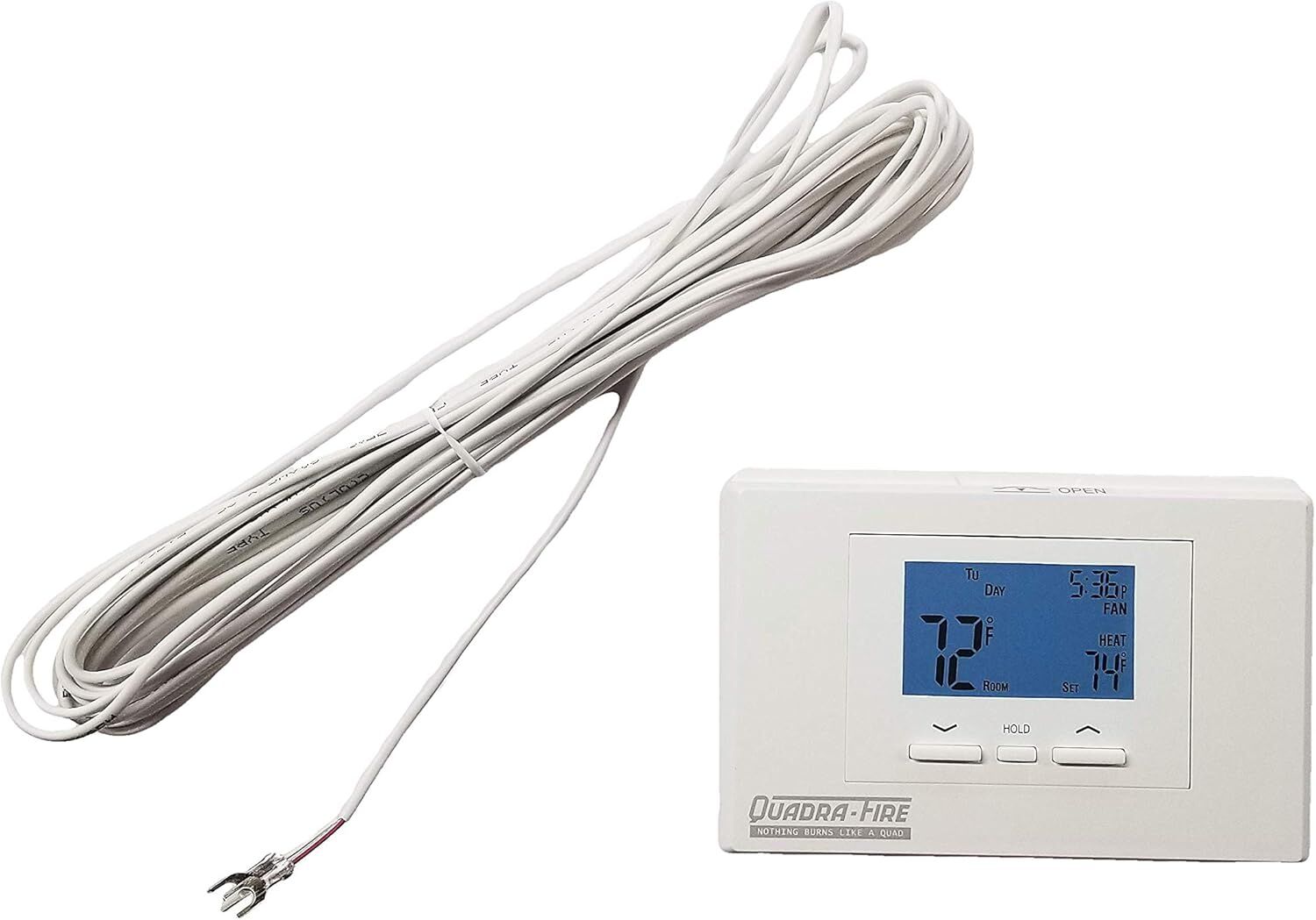 Quadra-Fire Programmable Wall Thermostat With Wire