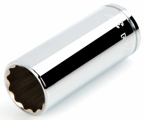 Tekton Standard 12 Point, 3/8 in Drive Deep Socket - 3/4 in