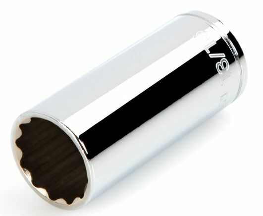 Tekton Standard 12 Point, 3/8 in Drive Deep Socket - 13/16 in