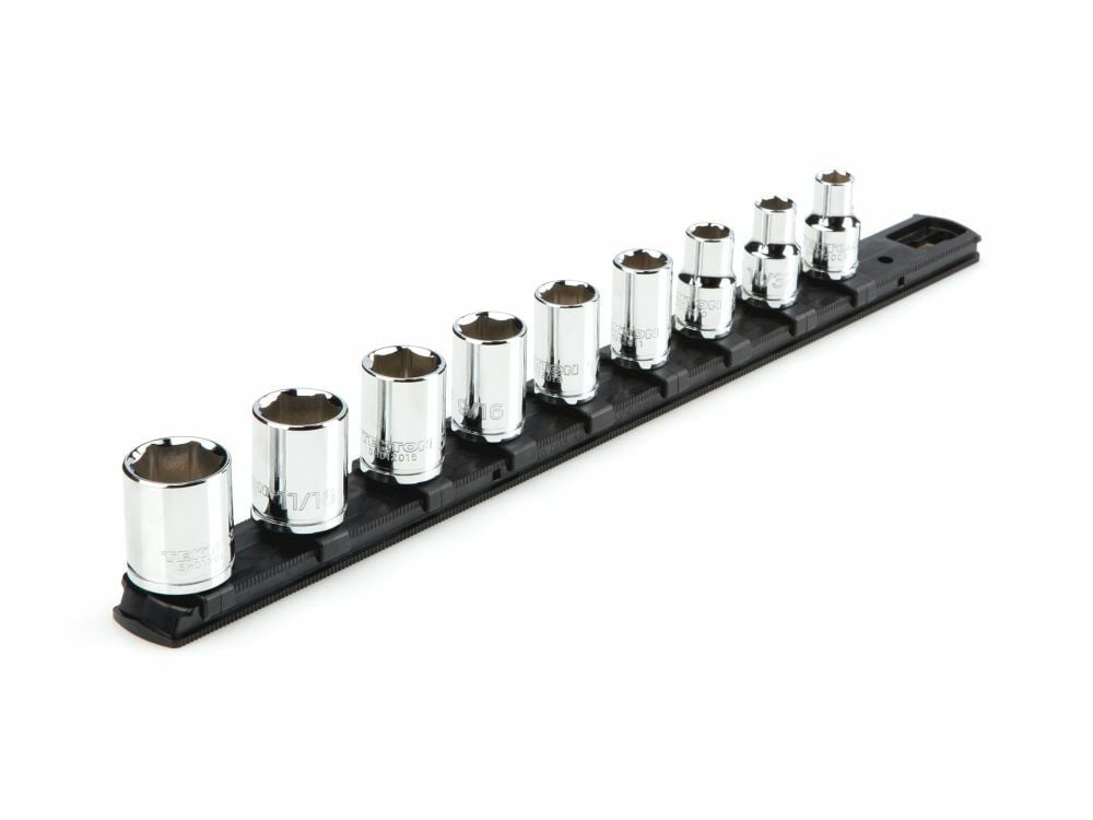 Tekton 3/8 Inch 6-Point Socket Set, 9 Piece