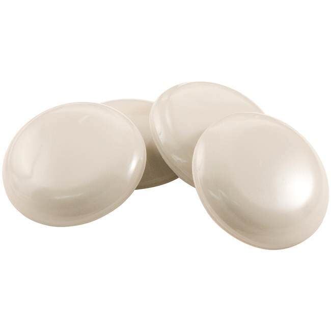 Super Sliders Self-Stick Round Furniture Sliders, 1-In