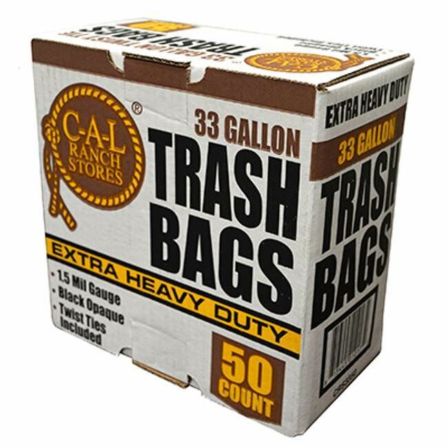 C-A-L Ranch Stores Extra Heavy Duty Trash Bags - 50 ct