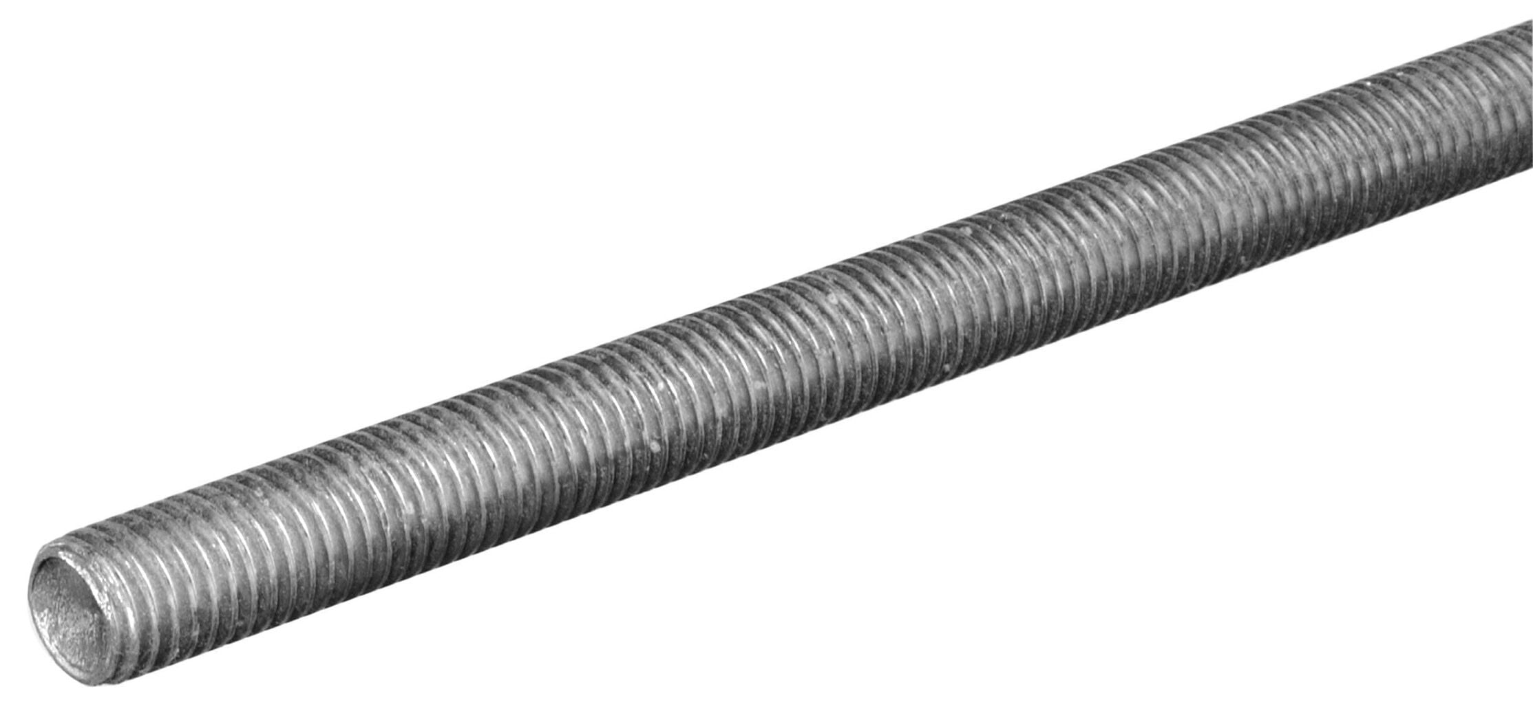 Hillman SteelWorks Zinc Plated Coarse Threaded Rod, 1/2-In - 13 x 2-Ft