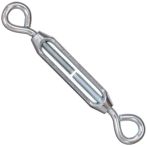 Hillman Hardware Essentials Eye and Eye Turnbuckle Zinc, 5/16-18-In x 8-7/8-In