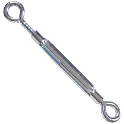 Hillman Hardware Essentials Zinc Eye and Eye Turnbuckle, 1/2-In-13 X 10-1/2-In