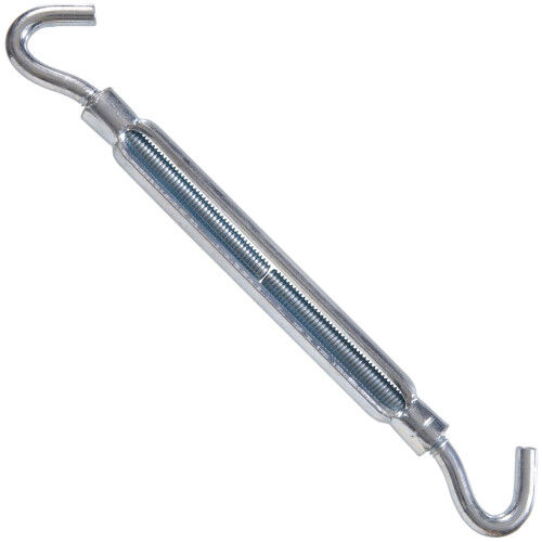 Hillman Hardware Essentials Zinc Hook and Hook Turnbuckle, 3/8-In -16 X 16-1/4 In