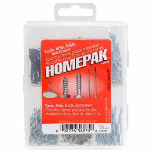 Hillman Homepak Tacks, Nails, Brads & Screws Assortment