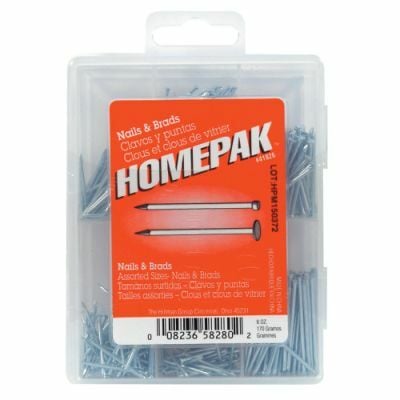 Hillman Nails And Brads Kit Assortment, 7 oz