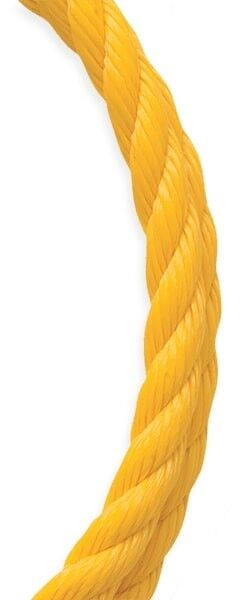 Koch Industries Yellow Polypropylene Rope, 1/4-In X 600-Ft