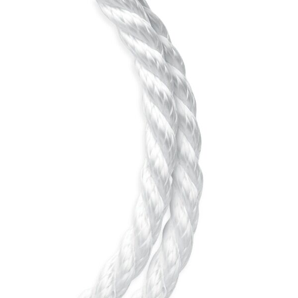 Koch Industries White Twisted Nylon Blend Rope, 5/8-In (Sold By The Foot)