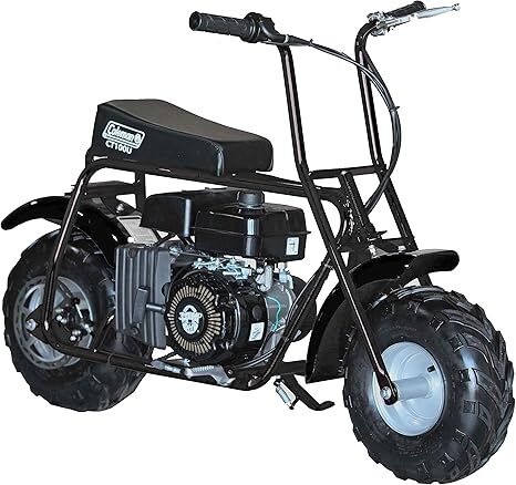 Coleman Powersports CT100U Black Gas Powered Mini Trail Bike, 98-Cc, 3-Hp