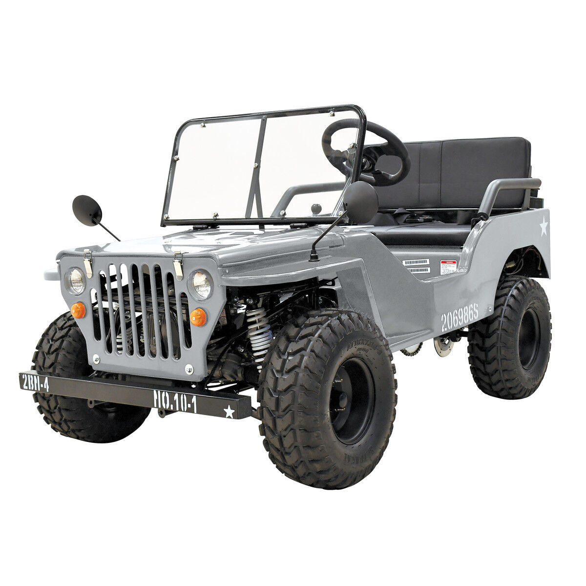 Massimo Mini 125 Grey Jeep