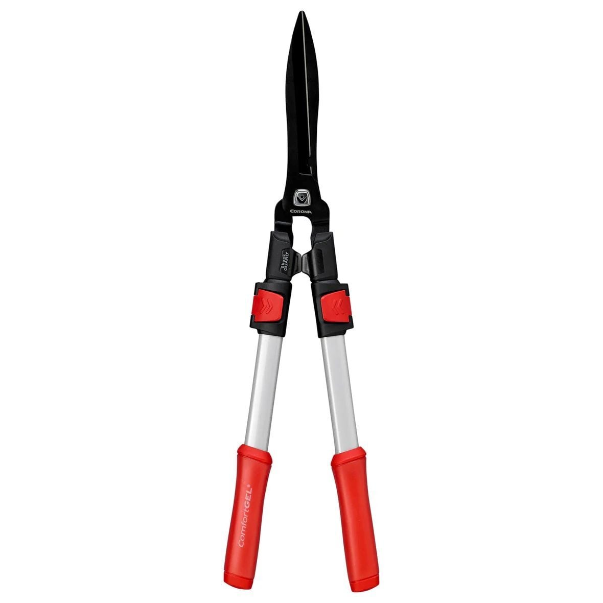 Corona Extendable Hedge Shears with ComfortGEL Grip, 8-In Blade, 17-In Handle