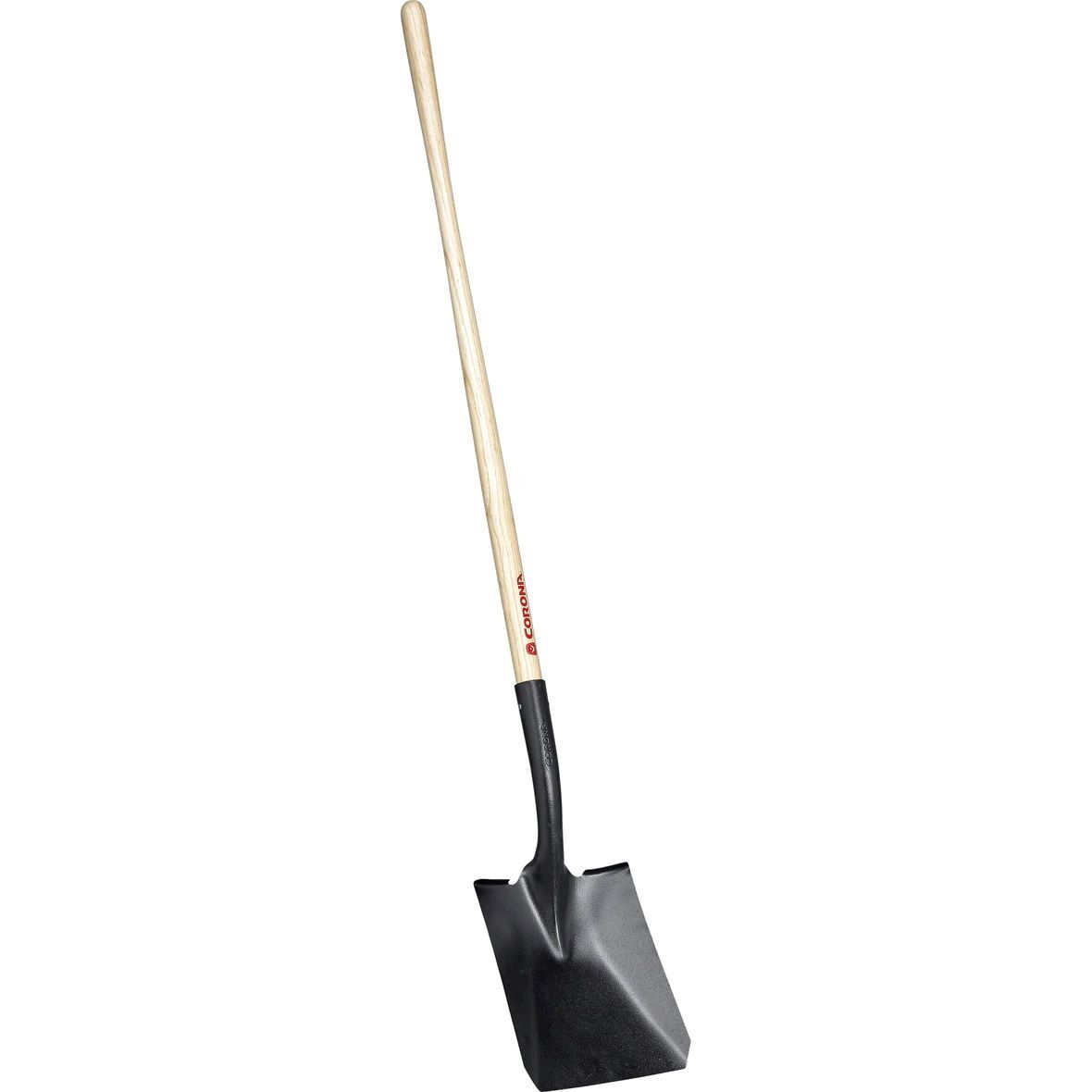 Corona Square Point Shovel with Wood Handle, Head 12-In, 15-Ga, 48-In
