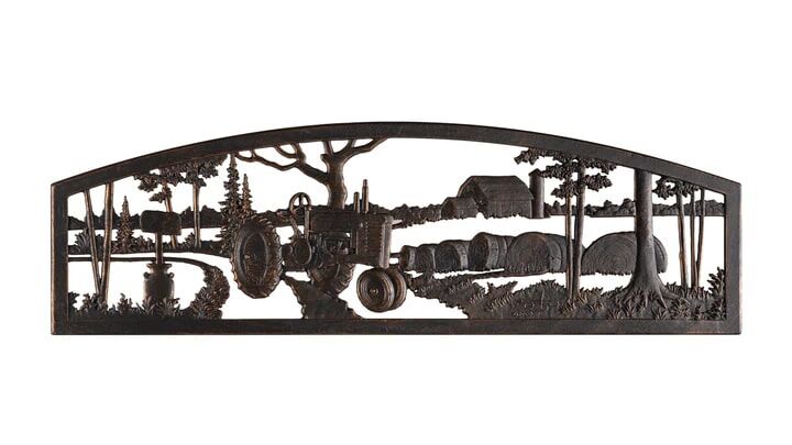 Painted Sky Designs Iron Farmstead Swing - Black