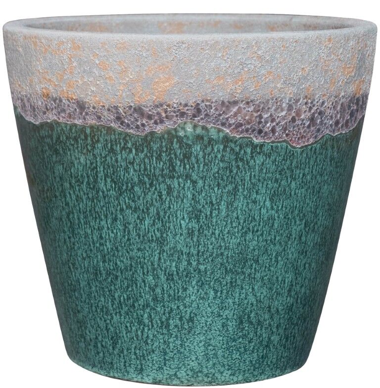 Michael Carr Designs Green Volcanic Planter, 15 in.