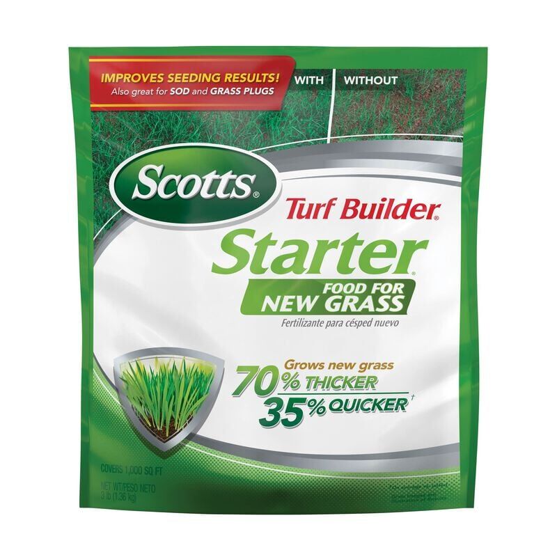 Scotts Turf Builder Starter Food For New Grass, 3-Lb