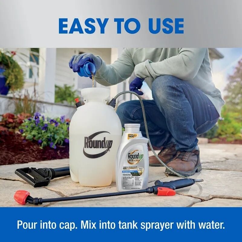 Roundup Weed & Grass Killer Plus Weed Preventer Extended Control Concentrate - 1 qt