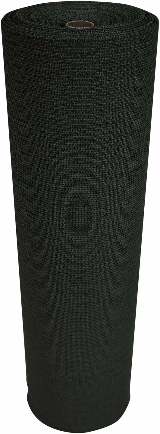 Coolaroo Black Screening Shade Fabric, 70% UV Block, 6-Ft Wide, By The Foot