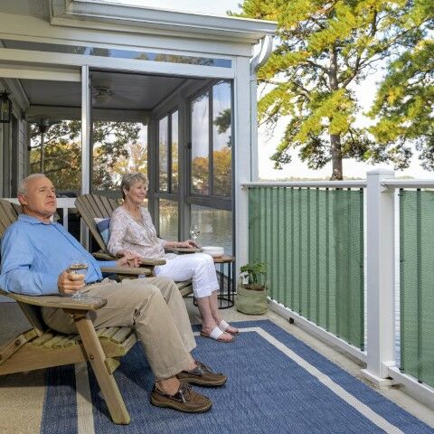 Coolaroo Forest Green Screening Shade Fabric, 70% UV Block, 6-Ft Wide, By The Foot