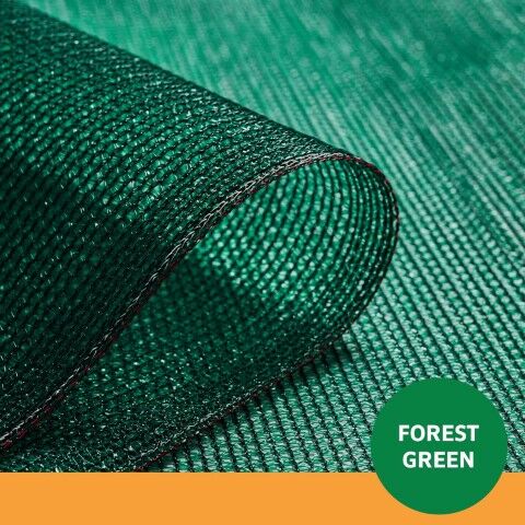 Coolaroo Forest Green Screening Shade Fabric, 70% UV Block, 6-Ft Wide, By The Foot