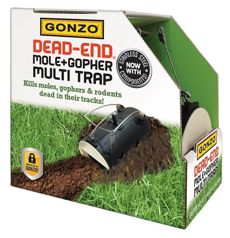 Gonzo 5001 Dead-End Mole & Gopher Trap