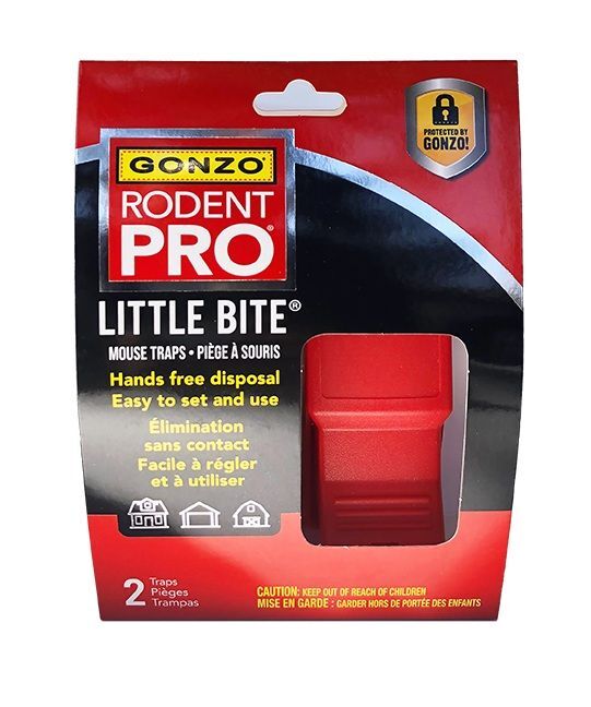Gonzo RodentPro LittleBite Mouse Trap, 2-Pk