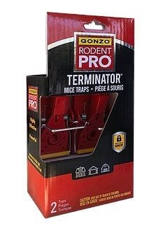 Gonzo RodentPro Terminator Mouse Traps, 2-Pk