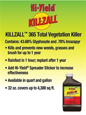 Hi-Yield KILLZALL 365 Total Vegetation Control, 32-Oz