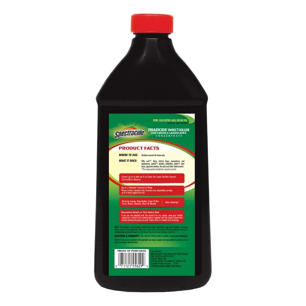 Spectracide Triazicide Insect Killer For Lawns & Landscapes, 40-Oz