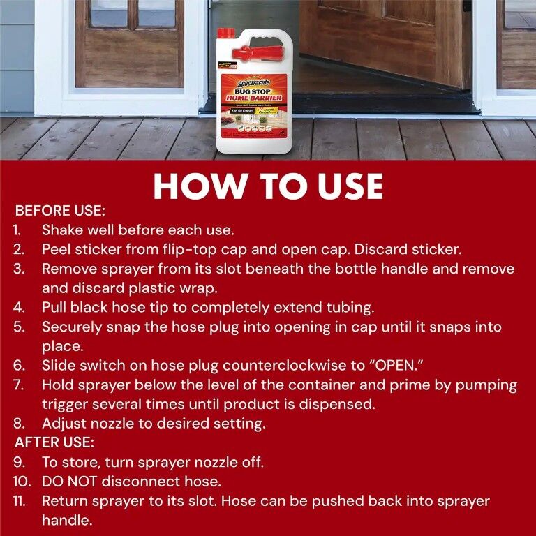 Spectracide Bug Stop home Barrier, 32-Oz