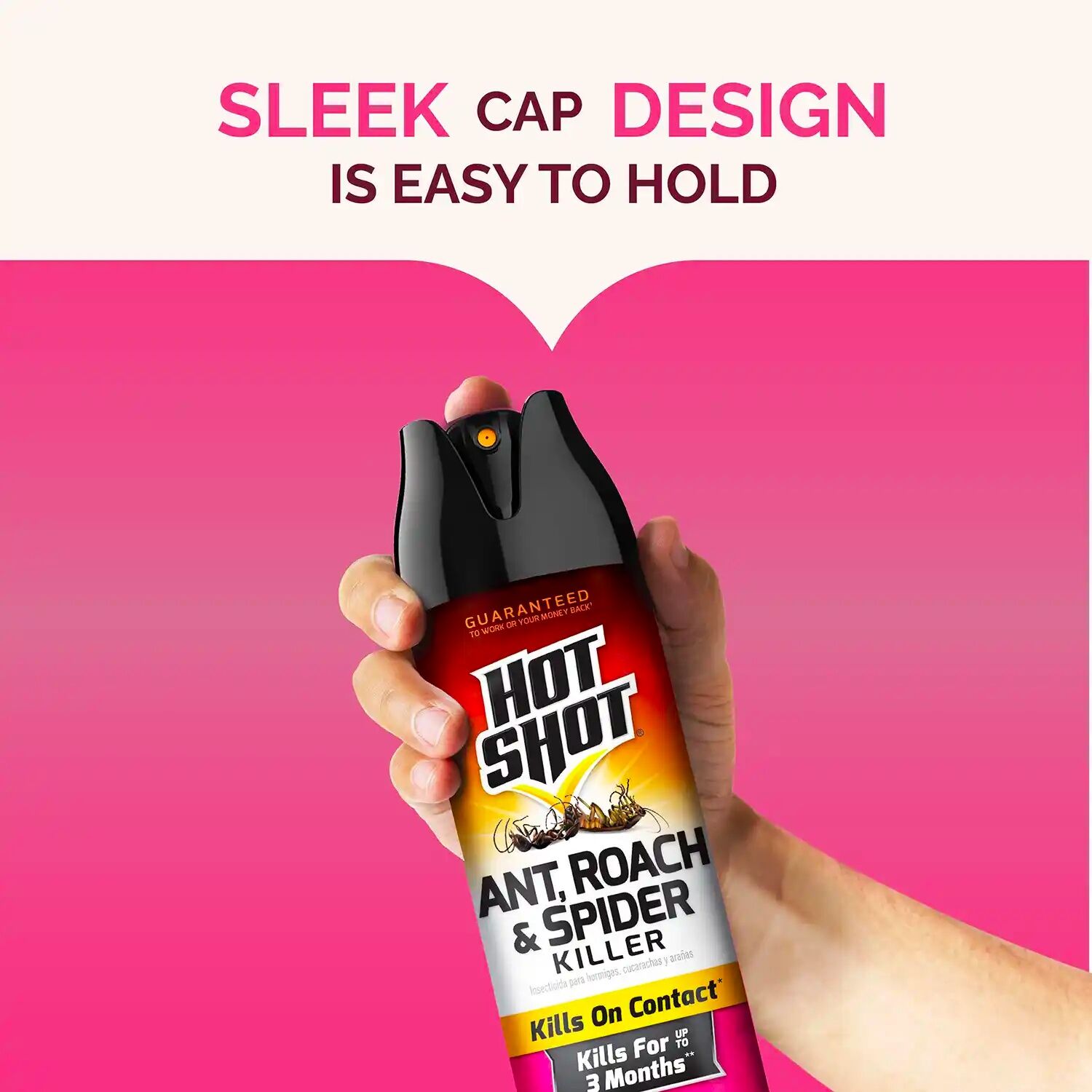 Hot Shot Fresh Floral Aerosol Ant, Roach & Spider Killer, 17.5-Oz