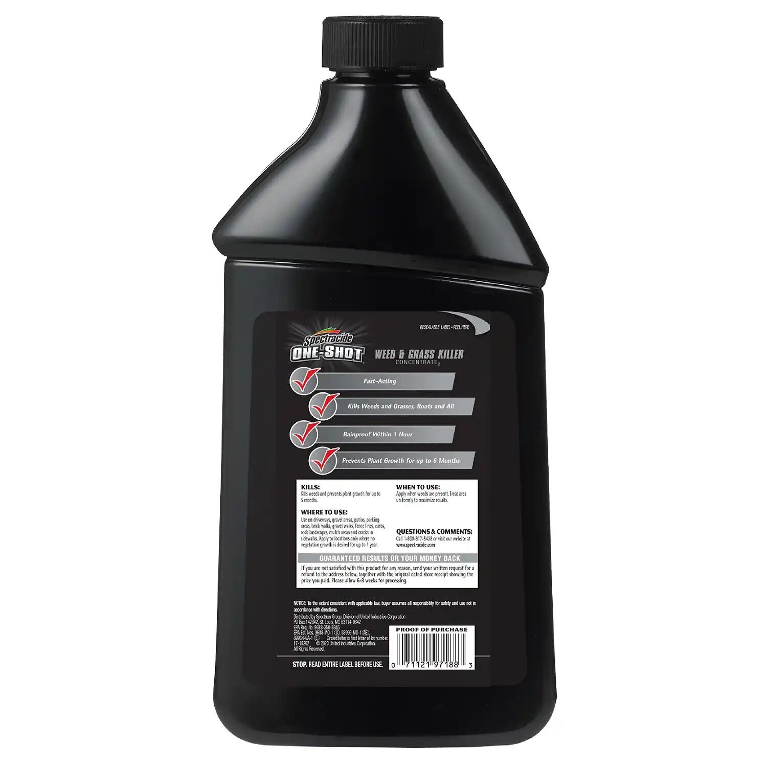 Spectracide One-Shot Weed & Grass Killer Concentrate, 32-Oz