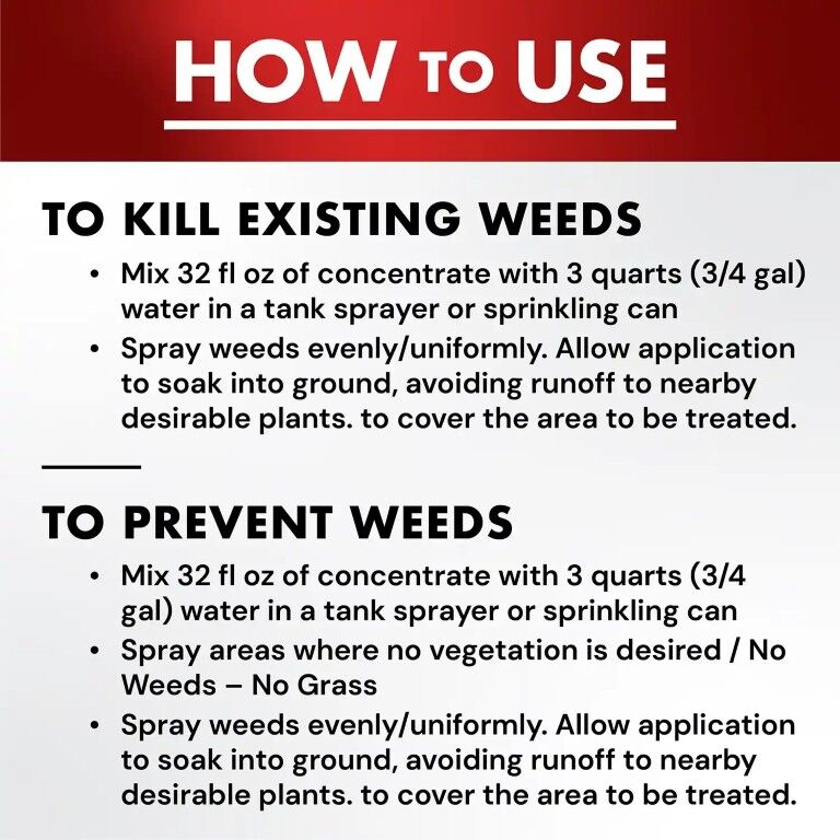 Spectracide One-Shot Weed & Grass Killer Concentrate, 32-Oz