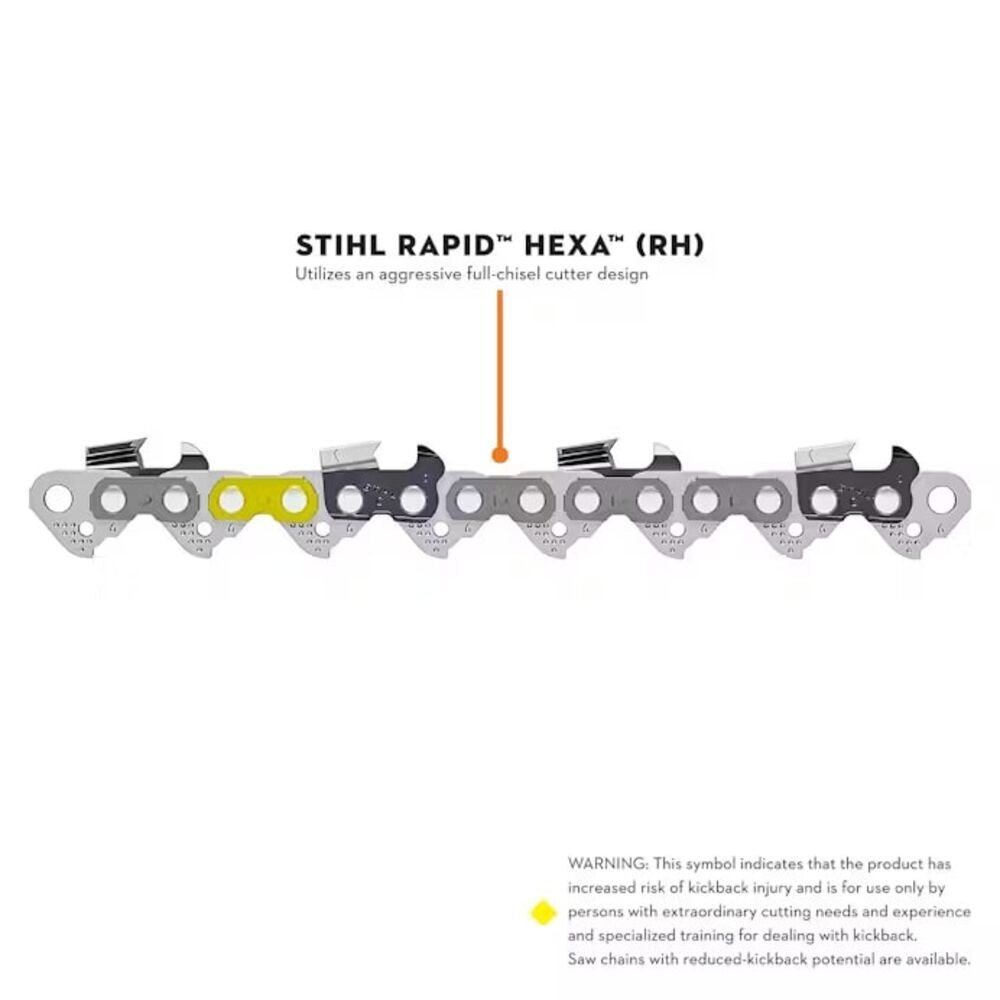 STIHL RAPID HEXA Chain 3/8-In Pitch .050-In Gauge, 84 Drive Links
