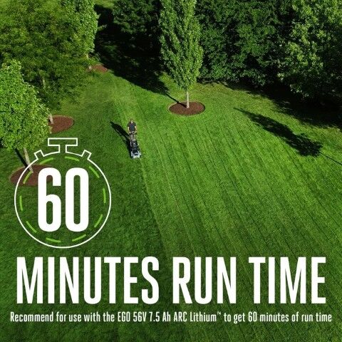 EGO POWER+ 21-In Battery Powered Walk Behind Lawn Mower With 7.5 Ah Battery