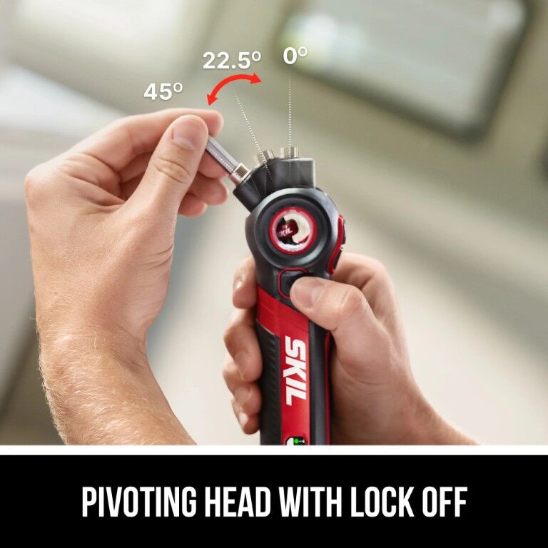 Skil Twist 2.0 Rechargeable 4-V Screwdriver With 2-Pc Bit Kit