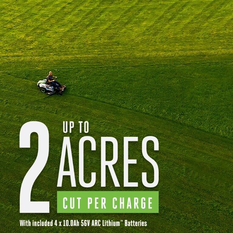 EGO POWER+ Z6 42-In Battery Powered Riding Zero Turn Lawn Mower Kit