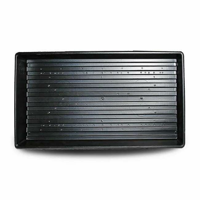 Jiffy Watertight Plastic Plant Tray - Black