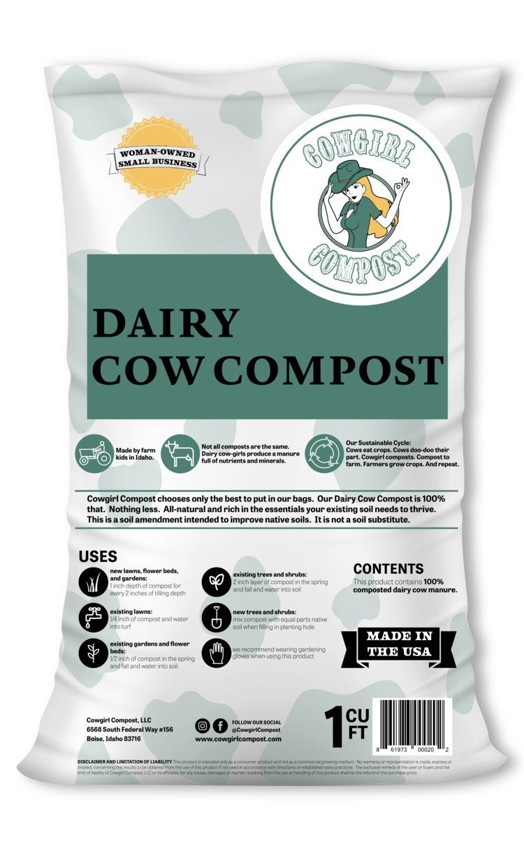 Cowgirl Compost Dairy Cow Compost, 1-Cu Ft