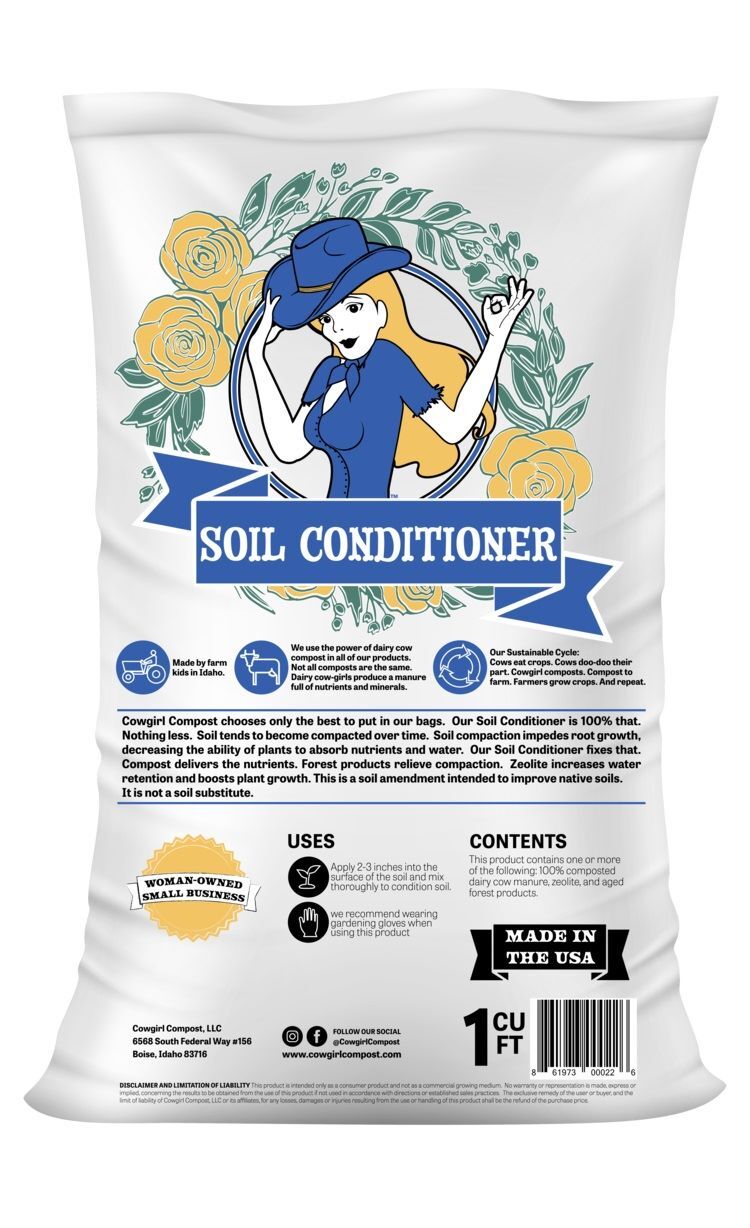 Cowgirl Compost Soil Conditioner, 1-Cu Ft